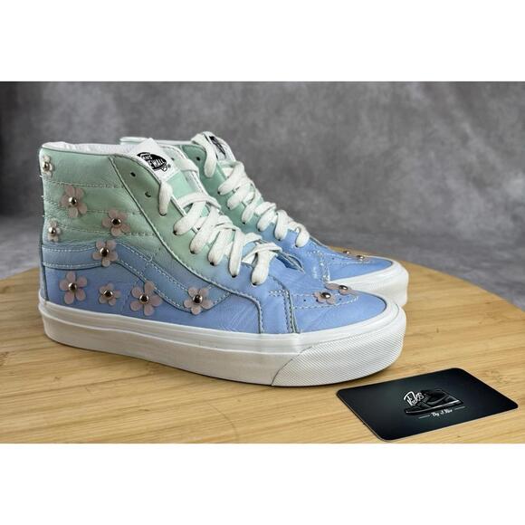 Vans Sandy Liang Sandy Cheeks SpongeBob SquarePants Hight Top Sneakers Women 6.5 - Picture 1 of 11